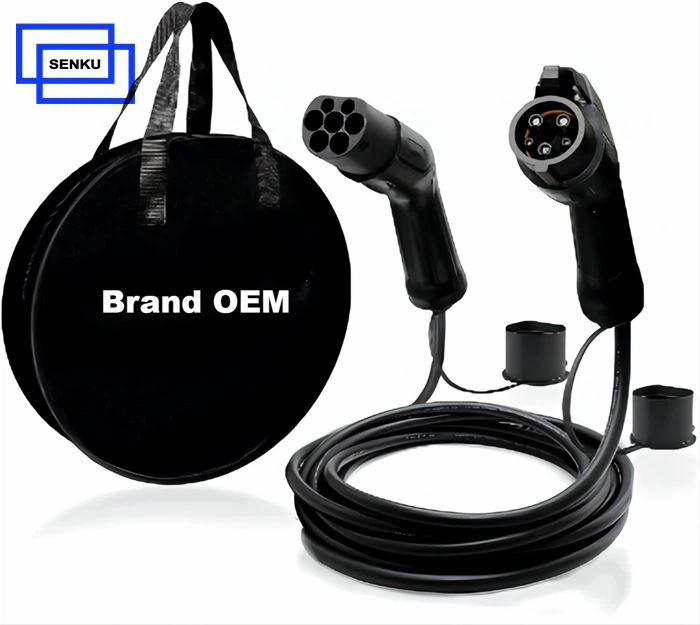 3.5KW Type 1 To Type 2 Charging Cable