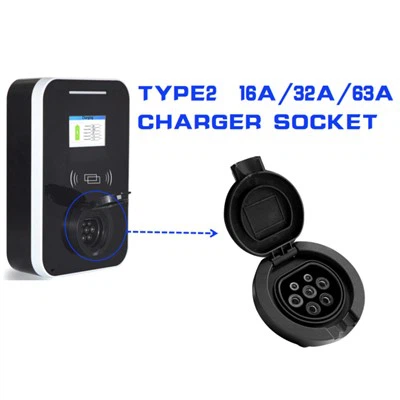 Type 2 utendørs stikkontakt for billading